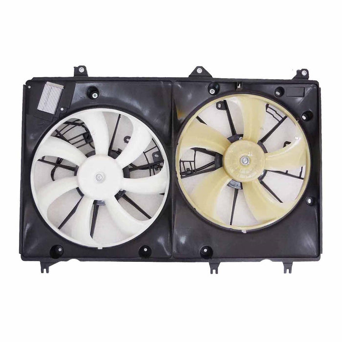 2009-2013 Toyota Highlander Base/Plus/SE Engine Cooling Fan Assembly Usa Built W/Towing Pkg Motor/Blade/Shroud/Module Assembly 2.7L L4 - TO3115193-Partify-Painted-Replacement-Body-Parts