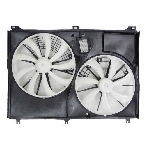 2014-2019 Toyota Highlander Engine Cooling Fan Assembly W/O Towing Pkg Motor/Blade/Shroud/Module Assy 2.7L L4/3.5L V6 - TO3115195-Partify-Painted-Replacement-Body-Parts