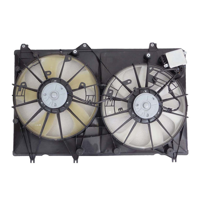 2010-2013 Toyota Highlander Base/Plus/SE Engine Cooling Fan Assembly Usa Built W/Towing Pkg Motor/Blade/Shroud/Module Assembly 2.7L L4 - TO3115197-Partify-Painted-Replacement-Body-Parts