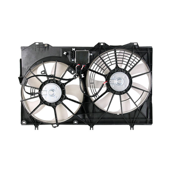 2017-2020 Toyota Sienna Engine Cooling Fan Assembly Motor/Blade/Shroud Dual Fan Assembly 3.5L V6 - TO3115198-Partify-Painted-Replacement-Body-Parts