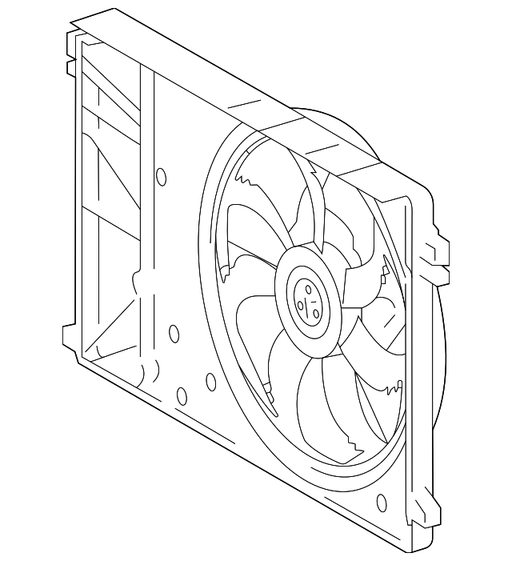 Subaru/Toyota Solterra/bZ4X Engine Cooling Fan Assembly - TO3115227