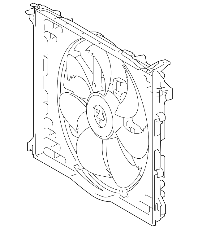 Toyota Mirai Engine Cooling Fan Assembly - TO3115228