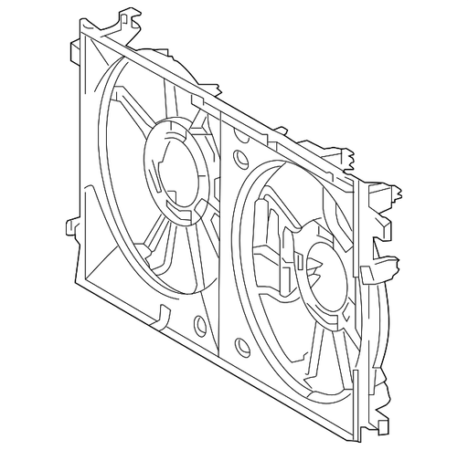 Toyota Prius Dual Fan Assy Engine Cooling Fan Assembly - TO3115230