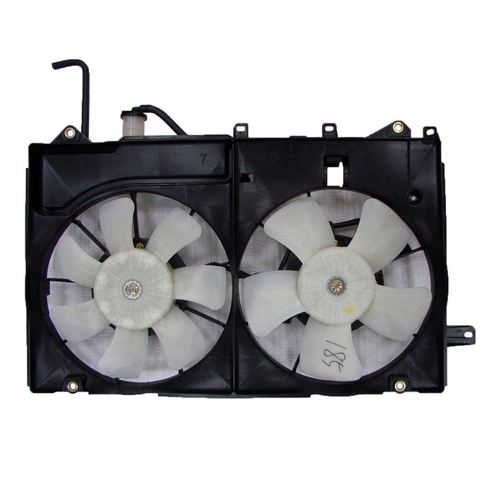 2004-2009 Toyota Prius Engine Cooling Fan Assembly Motor/Blade/Shroud Dual Fan Assembly - TO3117100-Partify-Painted-Replacement-Body-Parts