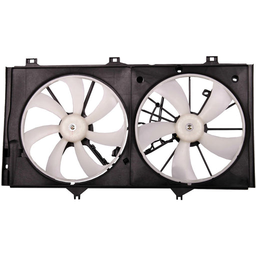 2005-2016 Toyota Avalon/Camry/Venza Engine Cooling Fan Assembly W/O Towing Pkg Motor/Blade/Shroud Dual Fan Assy 3.5L V6 - TO3117101-Partify-Painted-Replacement-Body-Parts