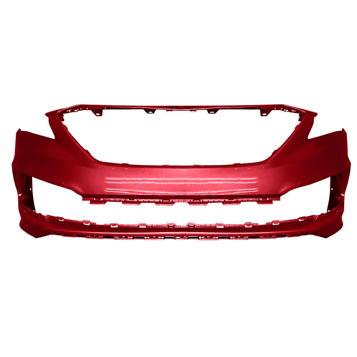 2015-2017 Hyundai Sonata Sport Front Bumper - HY1000211-Partify-Painted-Replacement-Body-Parts