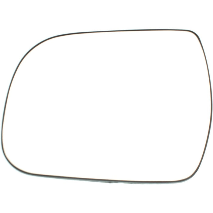 2011-2014 Toyota Sienna Driver Side Door Mirror Glass W/O Blind Spot Detection Flat - TO1324122-Partify-Painted-Replacement-Body-Parts