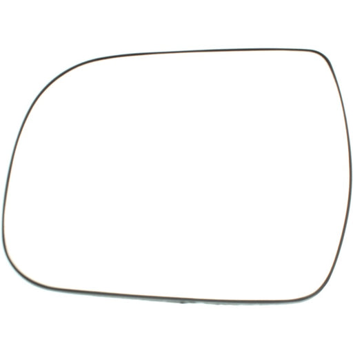 2011-2014 Toyota Sienna Driver Side Door Mirror Glass W/O Blind Spot Detection Flat - TO1324122-Partify-Painted-Replacement-Body-Parts