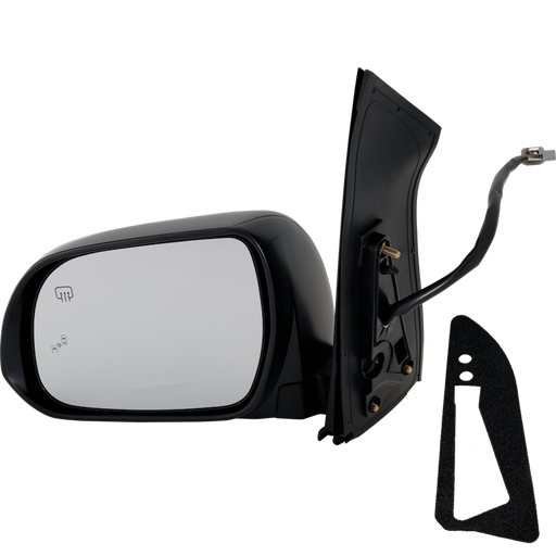 2015-2017 Toyota Sienna Driver Side Door Mirror Heated W/Blind Spot Det W/Memory (W/O Blis Glass) W/O Dimming Assembly - TO1320359-Partify-Painted-Replacement-Body-Parts