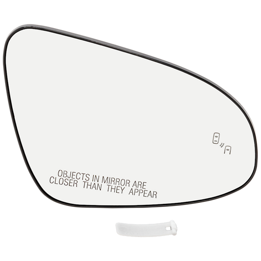 2018-2022 Toyota C-HR Passenger Side Door Mirror Glass W/Blind Spot Detection - TO1325137-Partify-Painted-Replacement-Body-Parts