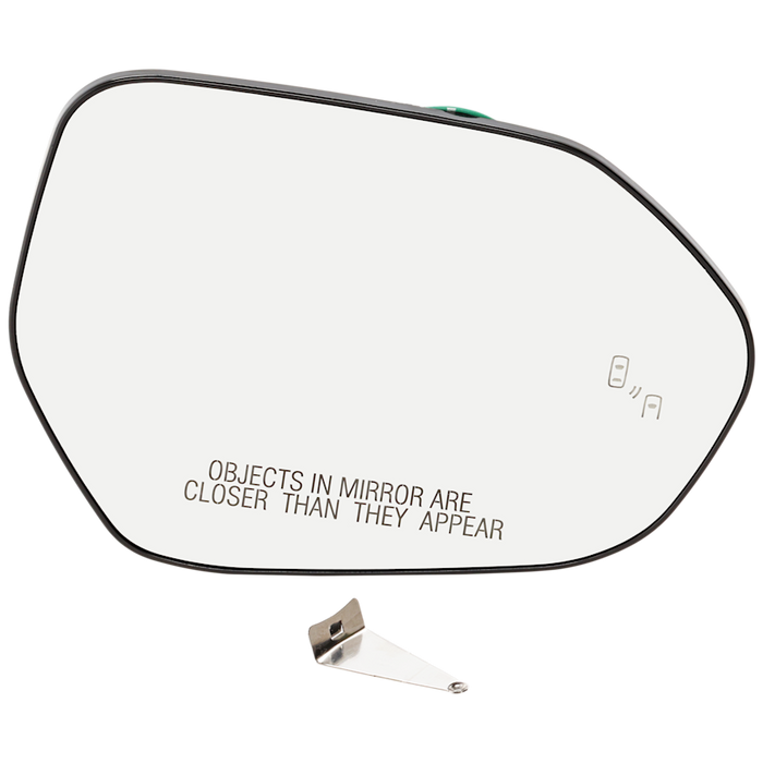 2016-2024 Toyota Camry/Corolla/Prius/Prius Prime Hybrid/Hybrid LE/Hybrid Nightshade/Hybrid SE/Hybrid XLE/Hybrid XSE Passenger Side Door Mirror Glass W/Blind Spot Detection - TO1325141-Partify-Painted-Replacement-Body-Parts