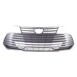 2019-2022 Toyota Avalon Grille Silver Gray Without Sensor/Camera Limited/XLE Models(Bar Style) - TO1200436-Partify-Painted-Replacement-Body-Parts