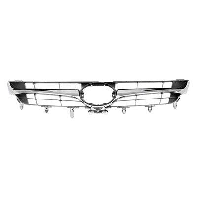 2015-2017 Toyota Camry Hybrid Grille Black With Chrome Modling Without Pre-Collision - TO1200387-Partify-Painted-Replacement-Body-Parts