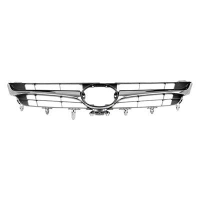 2015-2017 Toyota Camry Hybrid Grille Black With Smoked Chrome Moulding Se - TO1200388-Partify-Painted-Replacement-Body-Parts