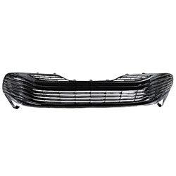 2018-2020 Toyota Camry Lower Grille Glossy Black Bar Style Without Sensor L/LE - TO1036183-Partify-Painted-Replacement-Body-Parts