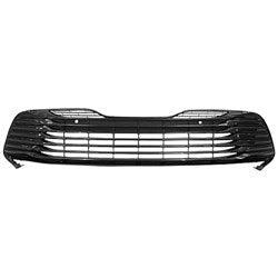 2018-2020 Toyota Camry Lower Grille Painted Dark Gray Bar Style With Sensor XLE - TO1036184-Partify-Painted-Replacement-Body-Parts