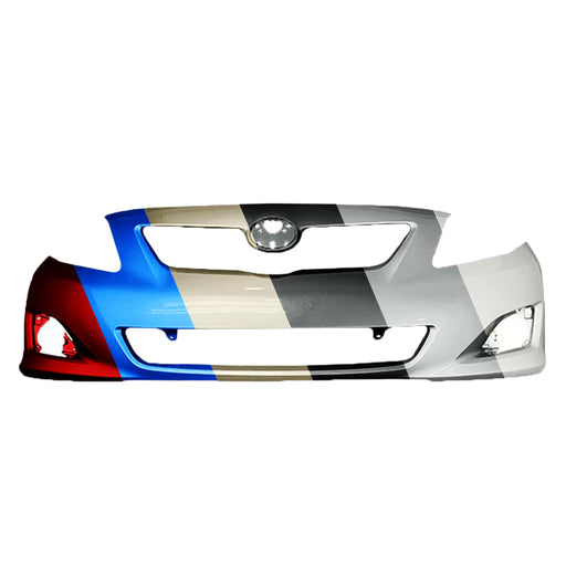 2009-2010 Toyota Corolla CE/LE/XLE Front Bumper - TO1000343-Partify-Painted-Replacement-Body-Parts