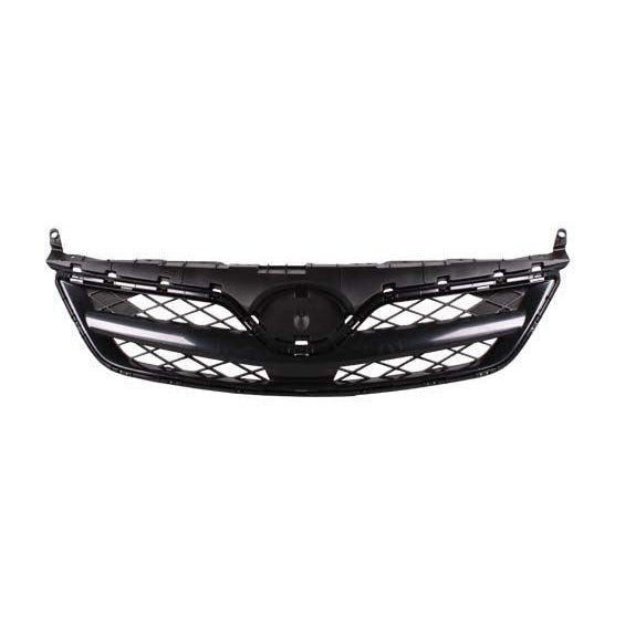 2011-2013 Toyota Corolla Sedan Grille Black - TO1200340-Partify-Painted-Replacement-Body-Parts