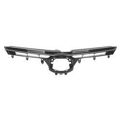 2017-2018 Toyota Corolla Sedan Grille Painted Black Ce/L/LE/XLE Model Without Sport - TO1200424-Partify-Painted-Replacement-Body-Parts