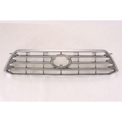 2008-2010 Toyota Highlander Grille Chrome Black - TO1200308-Partify-Painted-Replacement-Body-Parts