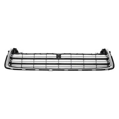 2014-2016 Toyota Highlander Lower Grille Painted-Dk Gray With Chrome Moulding - TO1036152-Partify-Painted-Replacement-Body-Parts