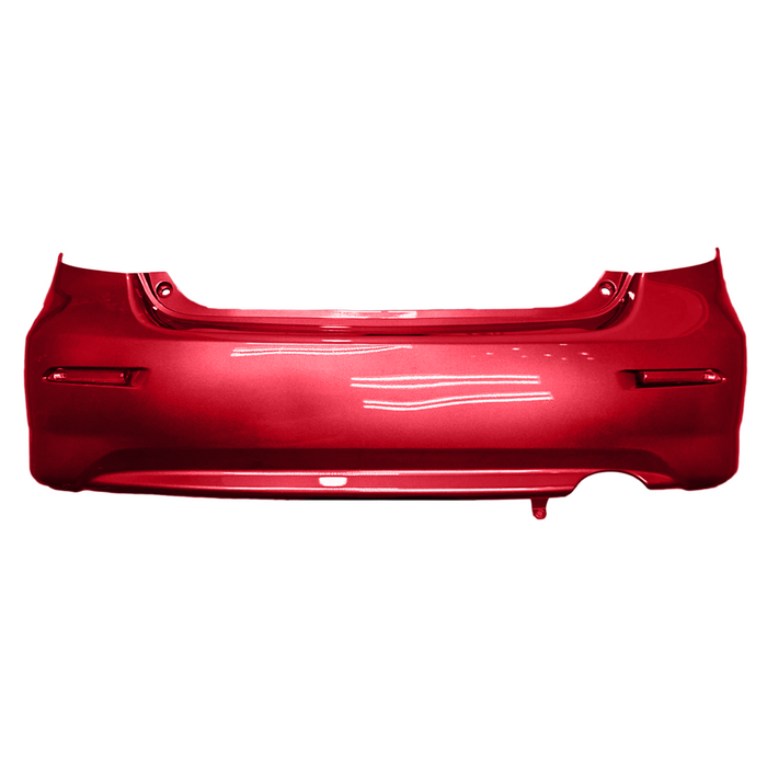 2009-2014 Toyota Matrix Rear Bumper Without Spoiler Holes - TO1100266-Partify-Painted-Replacement-Body-Parts