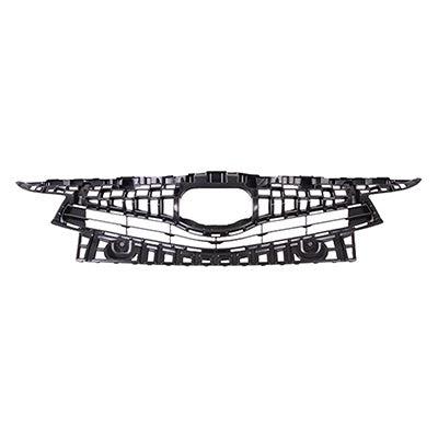 2015-2017 Toyota Prius V Grille Matte Black - TO1200404-Partify-Painted-Replacement-Body-Parts