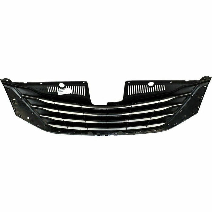 2011-2014 Toyota Sienna Grille Black With Chrome Moulding Without Cruise Control 8 Passenger - TO1200333-Partify-Painted-Replacement-Body-Parts