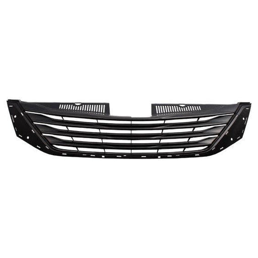 2011-2017 Toyota Sienna Grille Painted Black With Black Moulding 7Passenger Base Without Radar - TO1200332-Partify-Painted-Replacement-Body-Parts