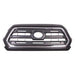 2016-2017 Toyota Tacoma Pickup 2WD Grille Black Frame With Chrome Moulding/Painted Black Sr5 Model - TO1200408-Partify-Painted-Replacement-Body-Parts