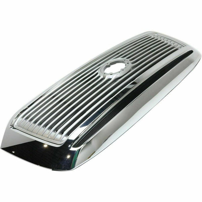 2012-2013 Toyota Tundra Pickup Grille Chrome With Silver Billet Insert Limited Model - TO1200364-Partify-Painted-Replacement-Body-Parts