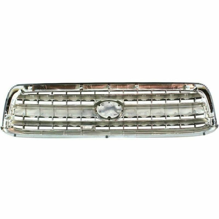 2000-2002 Toyota Tundra Pickup Grille Regular Chrome Black - TO1200223-Partify-Painted-Replacement-Body-Parts