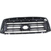 2010-2013 Toyota Tundra Pickup Grille Sr5 Model/Base Matte Black With Black Frame Without Sport Package Without Chrome - TO1200336-Partify-Painted-Replacement-Body-Parts