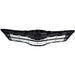 2012-2014 Toyota Yaris Hatchback Grille Black L/LE Models - TO1200347-Partify-Painted-Replacement-Body-Parts