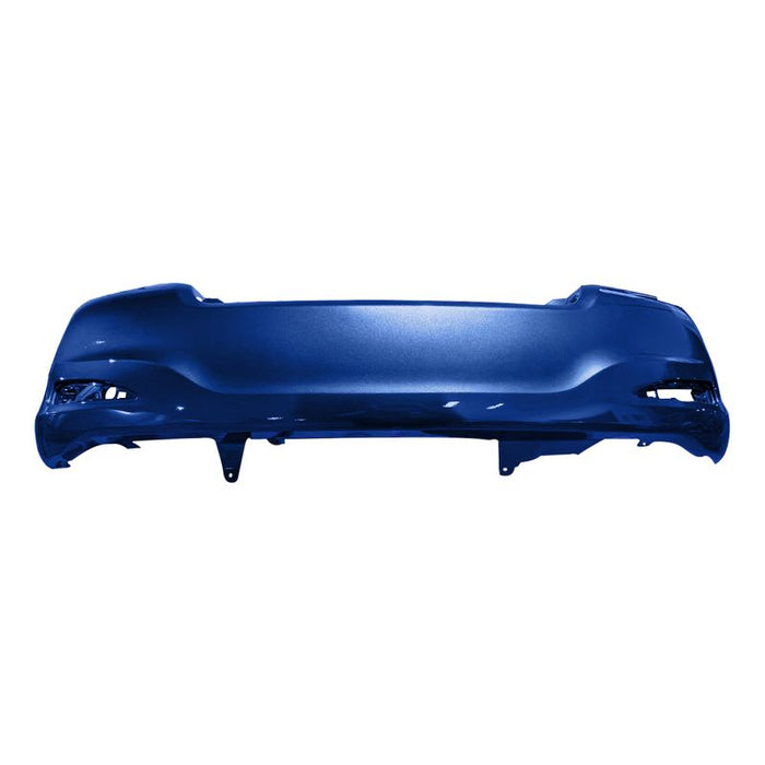 2012-2014 Toyota Yaris Hatchback L/LE/RS Rear Bumper - TO1100298-Partify-Painted-Replacement-Body-Parts