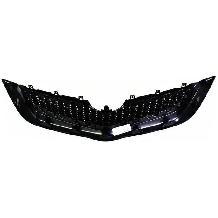 2009-2012 Toyota Yaris Sedan Grille Black - TO1200328-Partify-Painted-Replacement-Body-Parts