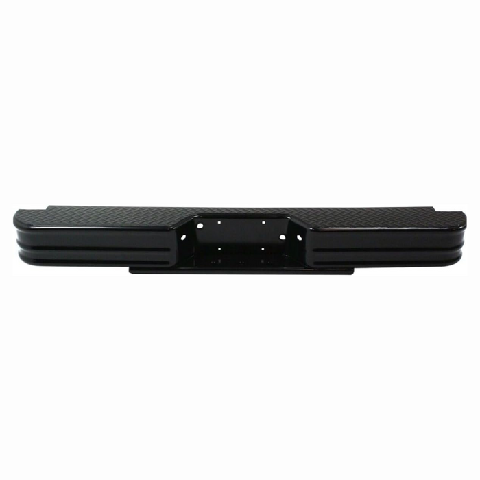 1988-2004 Chevrolet C1500/C2500/C3500/K1500/K2500/K3500/Dodge Ram 1500/Ram 2500/Ram 3500/Ford F-150/F-150 Heritage Rear Bumper Assembly Early Design Diamondstep Use Fey Kit# 92240 Extended Cab Pickup/Standard Cab Pickup - UN1103108-Partify-Painted-Replacement-Body-Parts