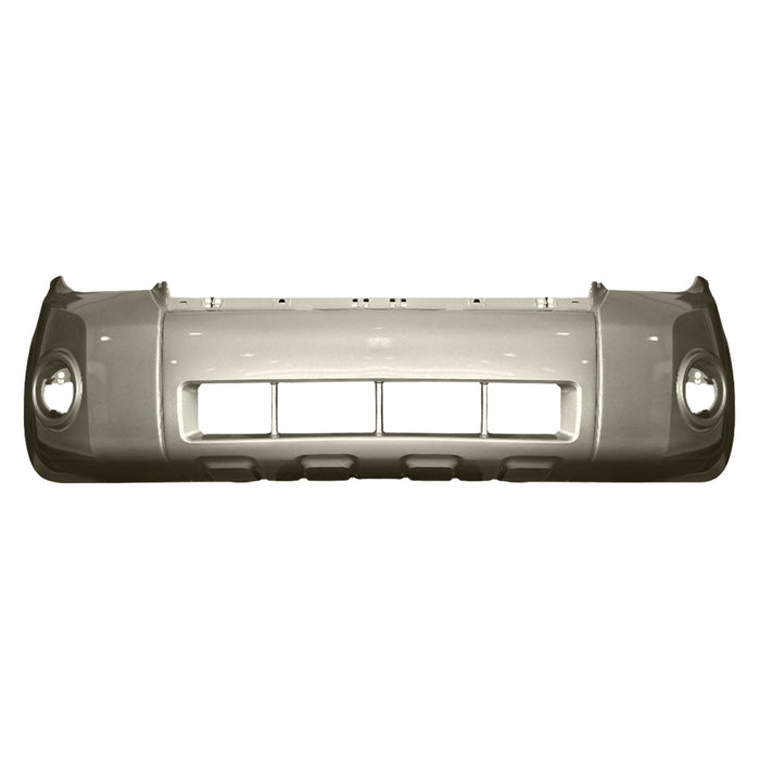 2008-2012 Ford Escape Front Bumper Without Holes for Chrome Skid Plate - FO1000621-Partify-Painted-Replacement-Body-Parts