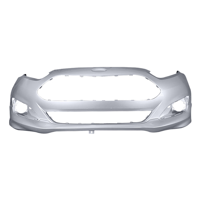 2014-2019 Ford Fiesta Non ST Model Front Bumper Without Chrome Trim - FO1000692-Partify-Painted-Replacement-Body-Parts