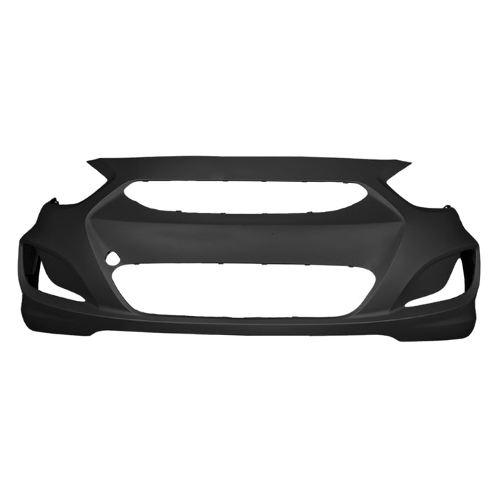 2014-2017 Hyundai Accent Front Bumper - HY1000201-Partify-Painted-Replacement-Body-Parts