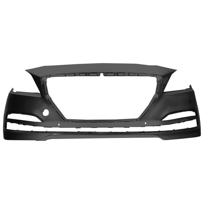 2015-2017 Hyundai Genesis Sedan/G80 Front Bumper With Sensor Holes & Without Headlight Washer Holes - HY1000209-Partify-Painted-Replacement-Body-Parts