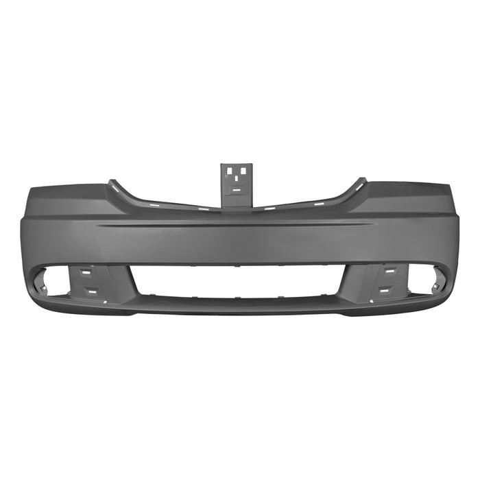 2009-2010 Dodge Journey Front Bumper (One-Piece Bumper) Without Tow Hook Hole & Without Headlight Washer Holes - CH1000943-Partify-Painted-Replacement-Body-Parts