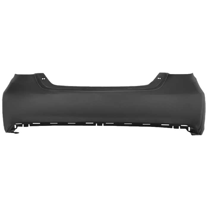 2015-2017 Toyota Camry Rear Bumper Without Sensor Holes - TO1100315-Partify-Painted-Replacement-Body-Parts