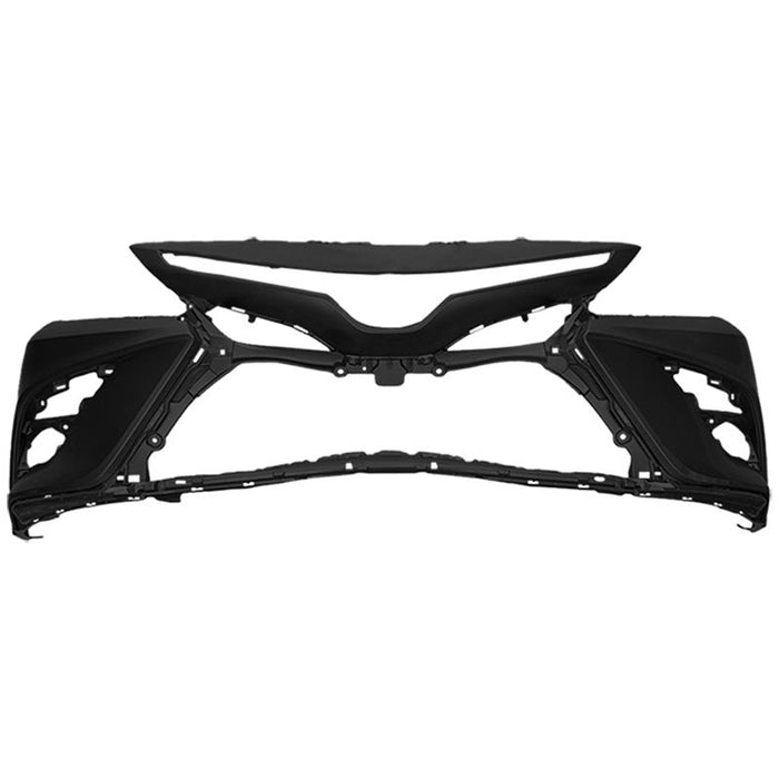 2018-2020 Toyota Camry SE Front Bumper Without Sensor Holes - TO1000440-Partify-Painted-Replacement-Body-Parts
