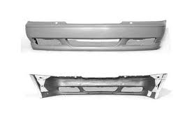 1998-2000 Volvo S70/V70 2.4T/2.4T SE/AWD/Base/GLT/GLT SE/T5 CAPA Certified Front Bumper W/Headlamp Washer W/O Fog Lamps - VO1000129C-Partify-Painted-Replacement-Body-Parts