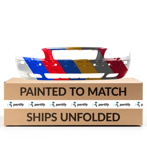 2001-2004 Volvo V70 CAPA Certified Front Bumper W/Fog Lamps W/Headlamp Washer - VO1000141C-Partify-Painted-Replacement-Body-Parts