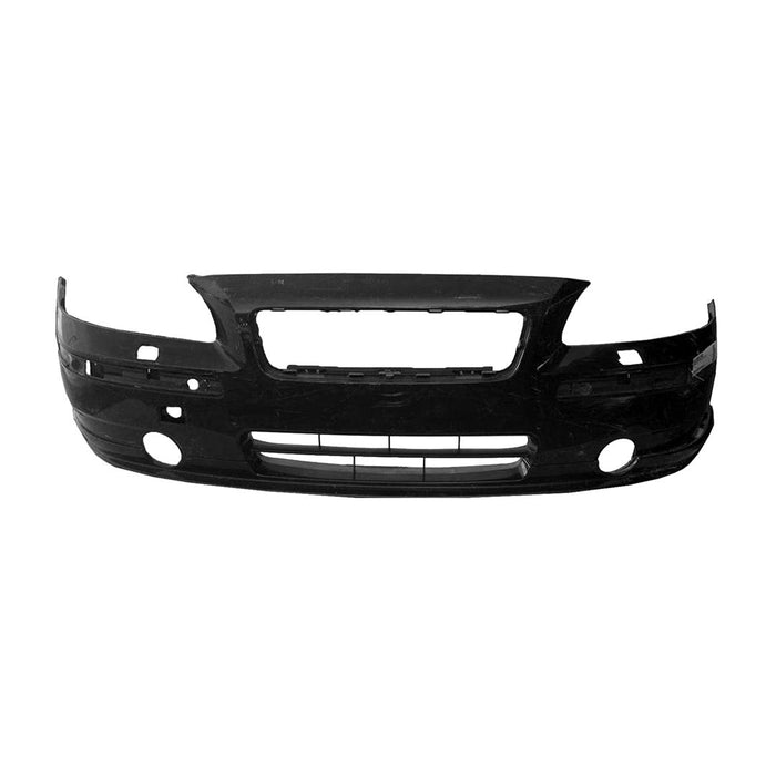 2005-2009 Volvo S60 2.4/T5 CAPA Certified Front Bumper Stone Code 019 W/O Spoiler W/Headlamp Wiper - VO1000154C-Partify-Painted-Replacement-Body-Parts