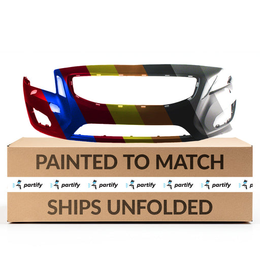 2011-2013 Volvo S60 Front Bumper W/Headlamp Washer - VO1000196-Partify-Painted-Replacement-Body-Parts