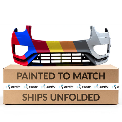 2020-2023 Volvo XC90 B6 Momentum/T5 Momentum/T6 Momentum/T8 Momentum/T8 Recharge Momentum CAPA Certified Front Bumper W/O Parallel Park Assist W/O Headlamp Washers - VO1000246C-Partify-Painted-Replacement-Body-Parts