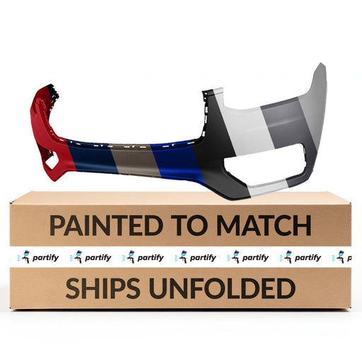 2020-2021 Volvo XC90 Front Bumper Without Headlight Washer Holes - VO1000247-Partify-Painted-Replacement-Body-Parts